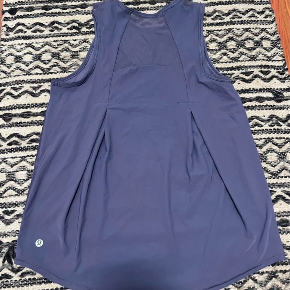 Lululemon Athletica Mesh Back Tank Top Women’s Size Small Blue/Purple
